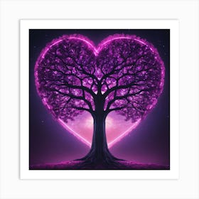 Heart Tree 14 Art Print