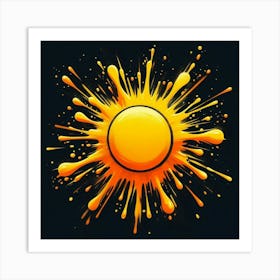 Sun Splash 1 Art Print