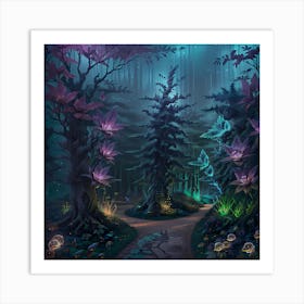 Forest Path 1 Art Print