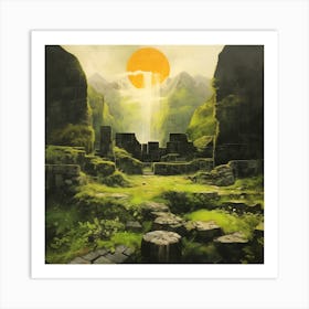 Sacred Ruins Art Print