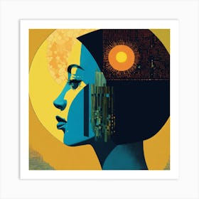 Portrait Of A Woman Art Print