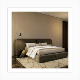 Modern Bedroom Art Print