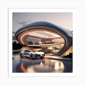 Futuristic House 7 Art Print