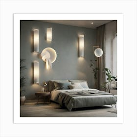 Modern Bedroom Art Print