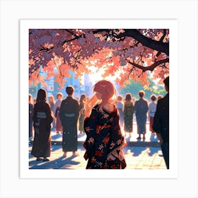 Sakura Blossom Art Print