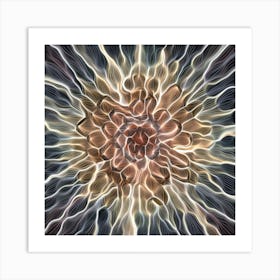 Abstract Flower Art Print