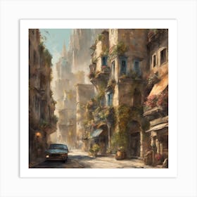 City Street 1 Art Print