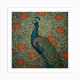 Peacock Art Print