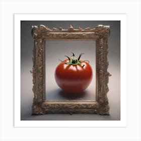 Tomato In A Frame 3 Art Print