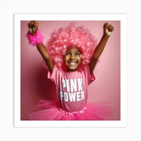 Pink Power 1 Art Print