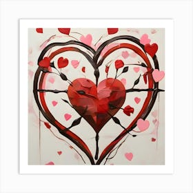 Valentine'S Day Heart Art Print