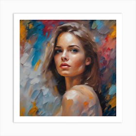 Portrait Of A Woman 5 Art Print