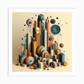 3d Art Art Print