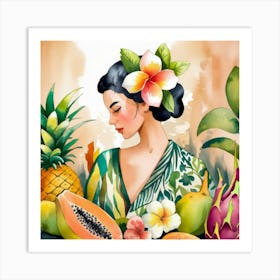 Tropical Harmony Art Print