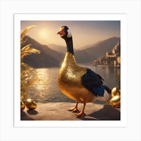 Golden Goose Art Print