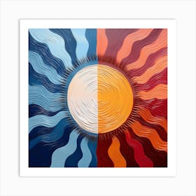 Sun And The Moon Art Print