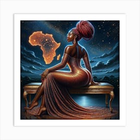 African Woman 9 Art Print
