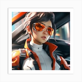 Overwatch Character 1 Art Print