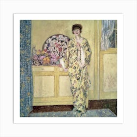 Lady In Yellow 1 Art Print