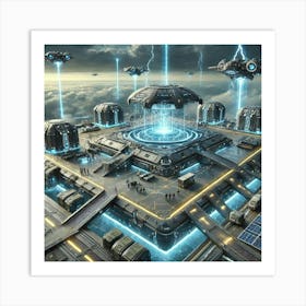 Skyward Platforms Military Facilities Art Print