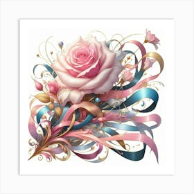 Pink Rose 6 Art Print