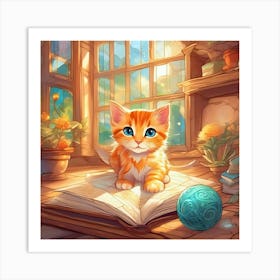 Kitty Cat 6 Art Print