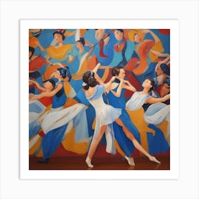 Dancers 1 Art Print