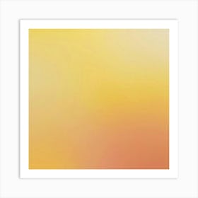 Abstract Yellow Art Print