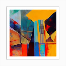 Abstract Windows Art Print