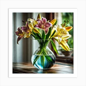 Lily Bouquet Art Print