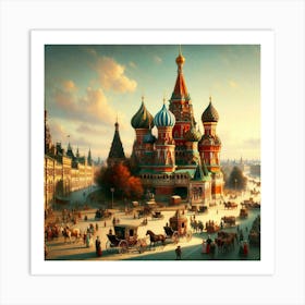 Moscow 6 Art Print