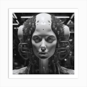 Futuristic Woman 52 Art Print