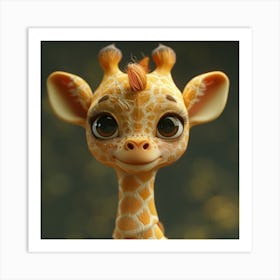 Giraffe 33 Art Print