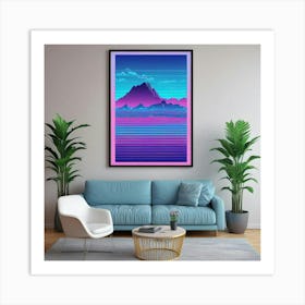 Olympic Mountains Art Print