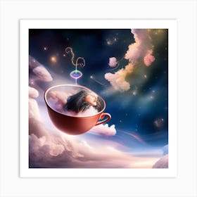 Dreaming In A Cup Art Print