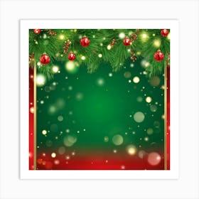 Christmas Background 2 Art Print