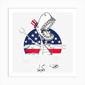 Limited Edition Funny 4th Of July Patriotic Unstoppable Art Print