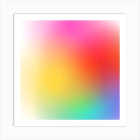 Abstract Colorful Background 5 Art Print