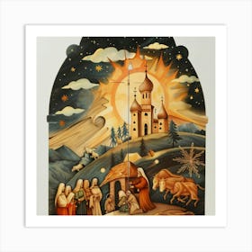 Nativity Scene 15 Art Print