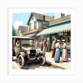 Early 20th Century Americana~Reimagined 13 Art Print