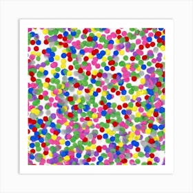 Confetti Art Print