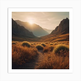 Marshy Mountain Art Print