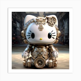 Hello Kitty Steampunk Collection By Csaba Fikker 57 Art Print