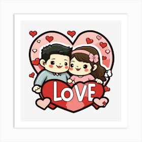 Love Sticker 1 Art Print