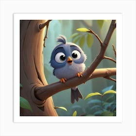 Bird In The Tree Art Print