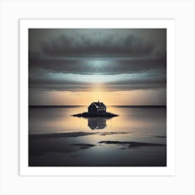 House On An Island 1 Art Print