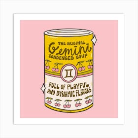 Gemini Soup Art Print