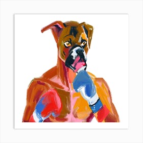 Boxer 02 Art Print