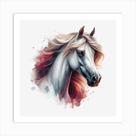 Horse Head.1 1 Art Print