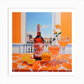 orange joy Art Print